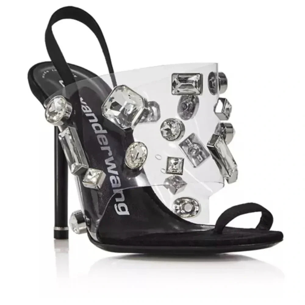 Alexander Wang
Women's Kaia Clear Crystal Stiletto Sandals 38
NEW